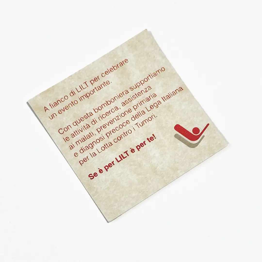 Barattolino quadrato con tappo di sughero - immagine 2